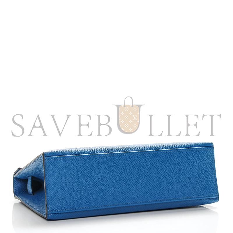 H**me5 master kelly pochette epsom bleu izmir palladium hardware (22*14*7cm)